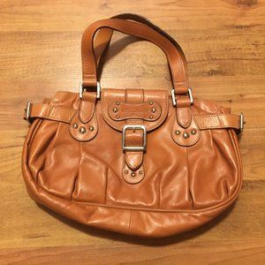 Longchamp leather handbag, vintage